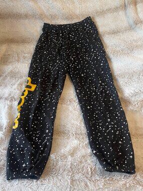 Drew House Secret House Sweatpants Starry Night Cosmic Black – FW21 – Size Small